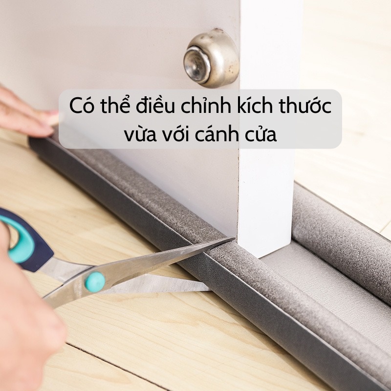 [HOT] Thanh chặn cửa  Thanh nẹp xốp chặn khe cửa phòng đa năng chống ồn, hạn chế thoát nhiệt, tránh côn trùng bụi bẩn