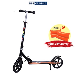 Xe trượt Scooter BBT Global cỡ lớn KM897A tải trọng 100kg, bánh PU chống va đạp chắc chắn