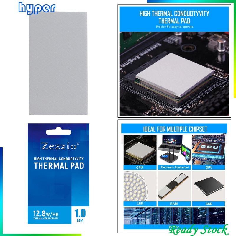 Miếng Đệm Tản Nhiệt 12.8 W / Mf Không Dẫn Điện Cho Máy Tính Laptop