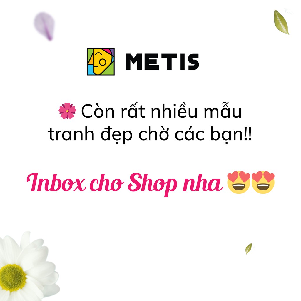 Tranh Tô Màu Theo Số 50 Mẫu Tranh Số Hoá Phong Cảnh Đã Căng Khung Sẵn Dễ Tô METIS