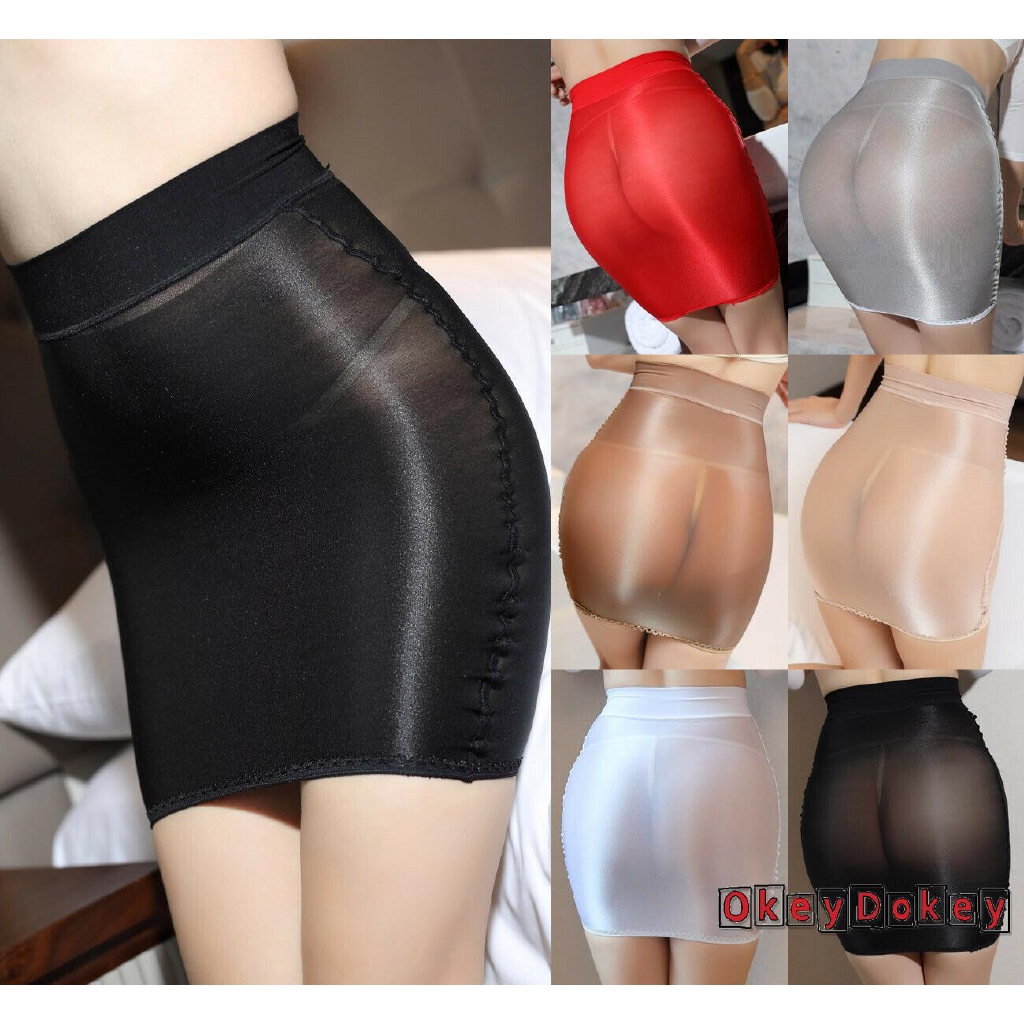 Chân váy vải lưới lưng cao trong mờ quyến rũ cho nữ