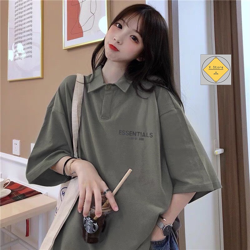 áo polo cổ đức, thun ESSENTIALS nam nữ có Big Size Fear of god FOG X.store , phông Cotton mềm mịn Hè Hottrend 2022 1022 | BigBuy360 - bigbuy360.vn