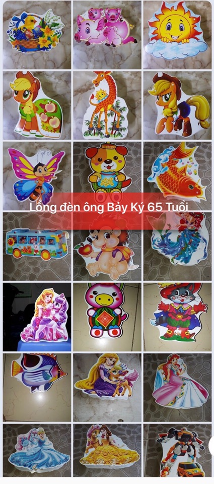 Sỉ 50 Lồng Đèn Trung Thu 2 mảnh - LANA QUEEN