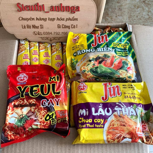 Mì Ottogi Rong Biển/Lẩu Thái/Yeul Gói 120g