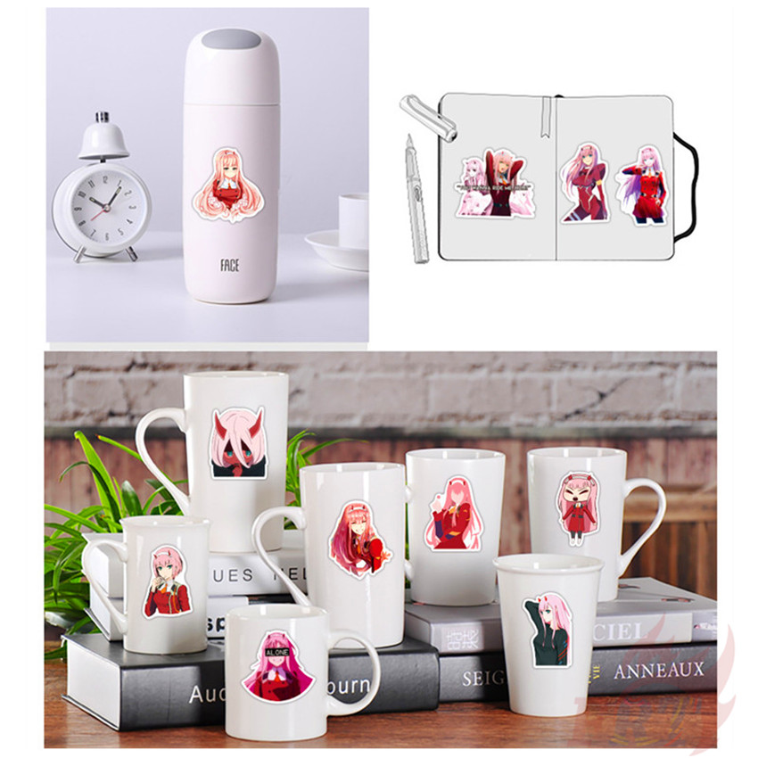 100Pcs/Set ❉ DARLING in the FRANXX Series B - Anime Stickers ❉ DIY Fashion Mixed Waterproof Doodle Decals Stickers