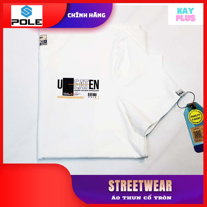 Áo thun Nam &amp; Nữ cổ tròn POLE - Streetwear 01