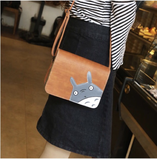 Túi vintage chéo mèo totoro