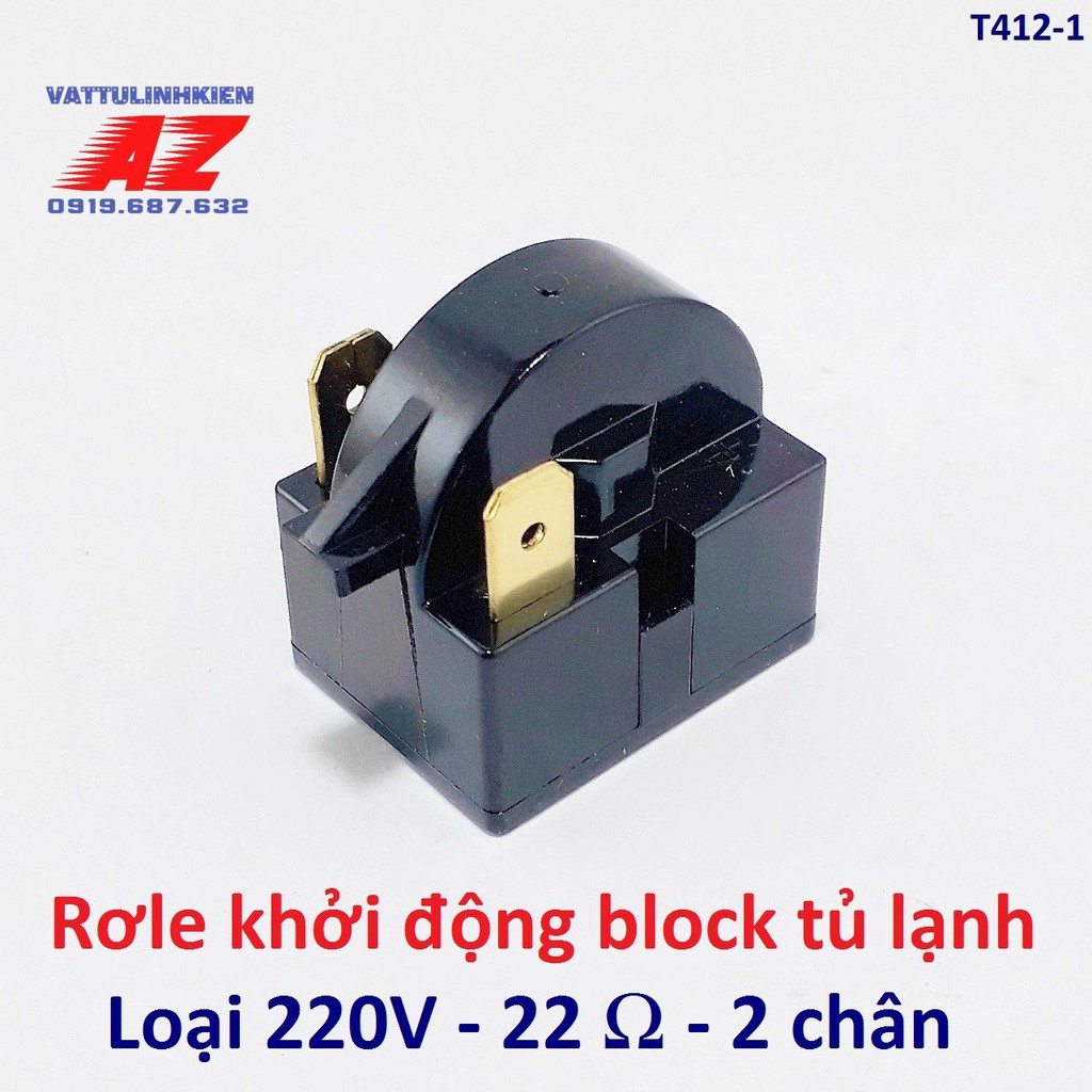 Rơle bán dẫn block Tủ lạnh 22Ω-33Ω-1/6HP loại tốt