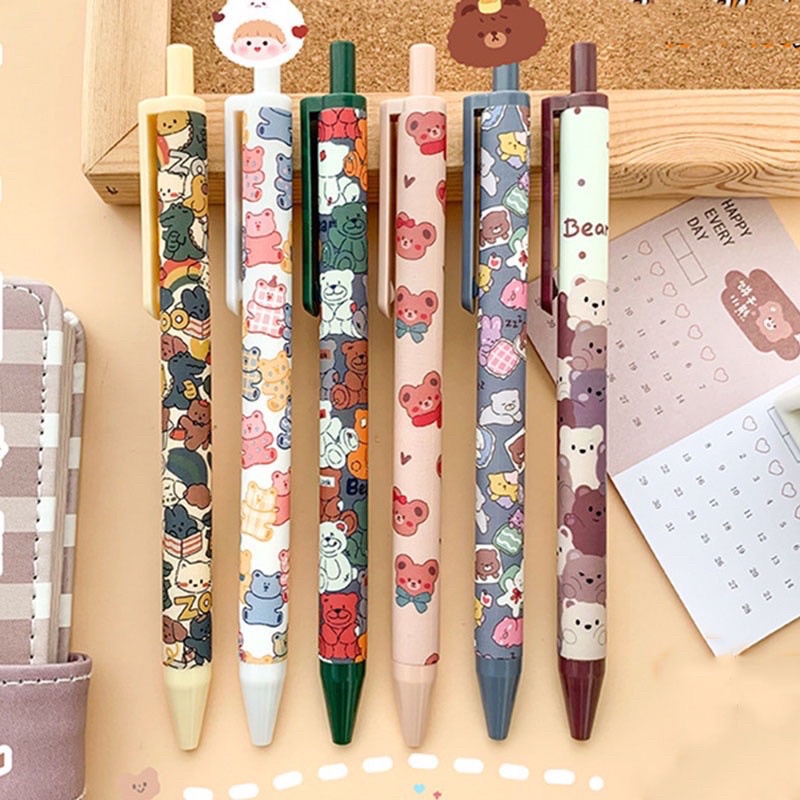 Bút Bi Mực Đen Ngòi 0.5mm