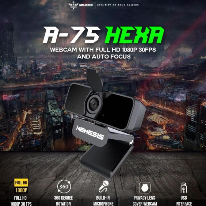 Webcam A75 Hexa 1080p | BigBuy360 - bigbuy360.vn