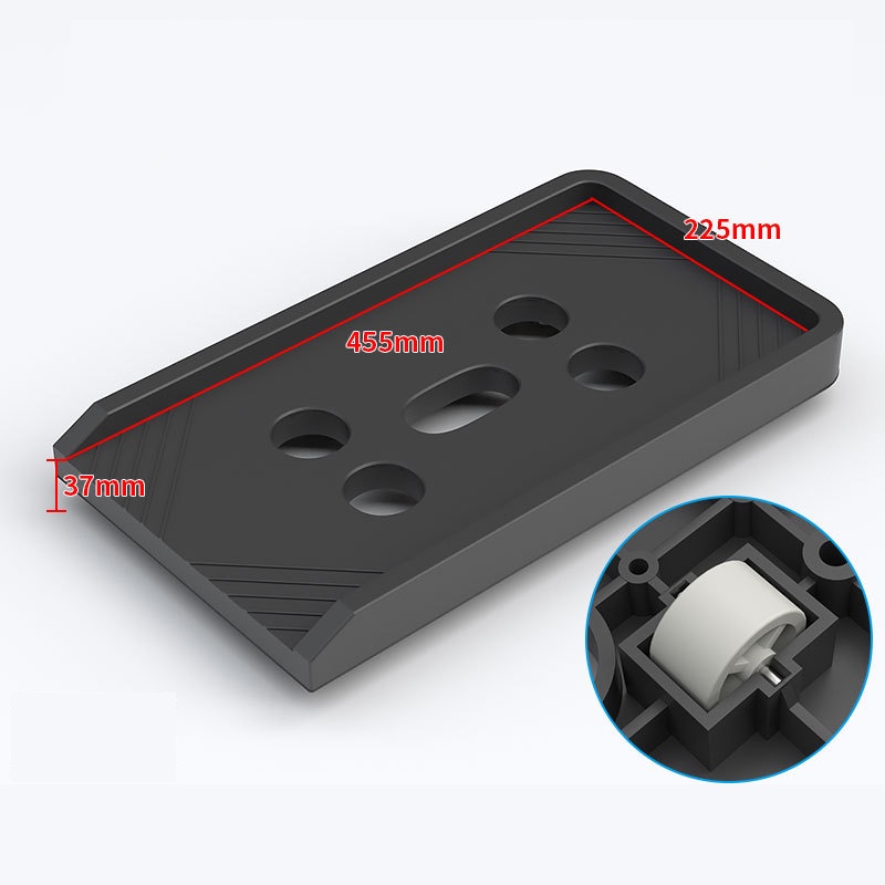 Giá đỡ vỏ máy tính ETRONIK vỏ máy tính cpu Có thể điều chỉnh bánh đúc, máy chủ gắn dưới bàn làm việc, nhà, văn phòng, giá đỡ máy tính