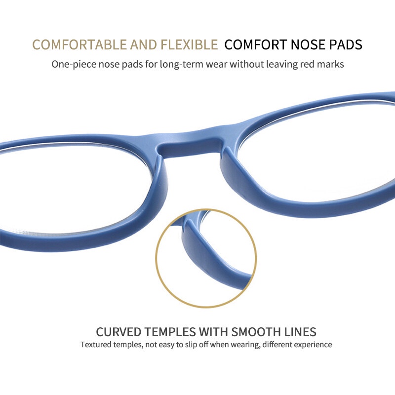 Kính Đọc Sách Gọng Lớn Thiết Kế Đơn Giản Thoải Mái Thời Trang Unisex