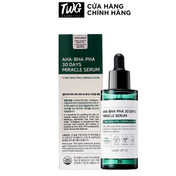 Tinh Chất Ngừa Mụn Some By Mi AHA-BHA-PHA 30 Days Miracle Serum 50ml