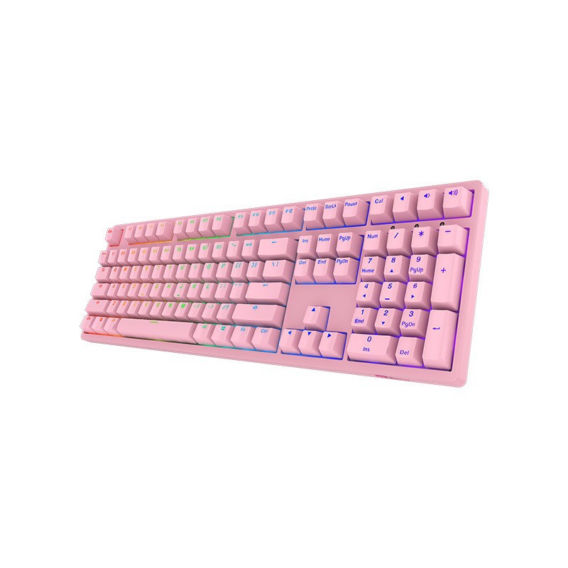 Bàn phím cơ AKKO 3108S RGB Pro - Pink (Chery Red switch)