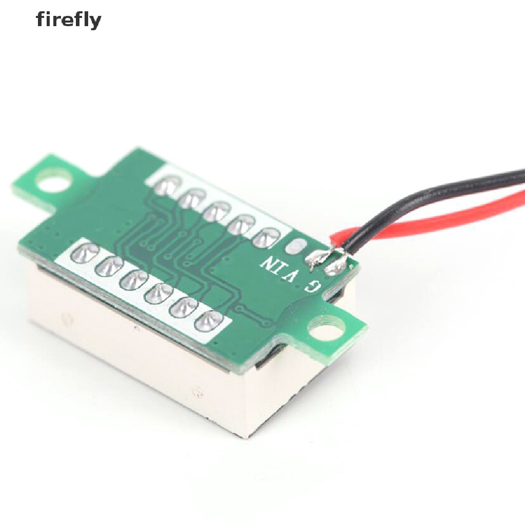 Vôn Kế 3 Dây Mini DC 0-100V Màn Hình LED Hiển Thị Điện Áp 3 Chữ Số