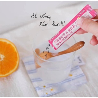 Collagen lựu đỏ hàn quốc 30 gói chính hãng - bột collagen lựu