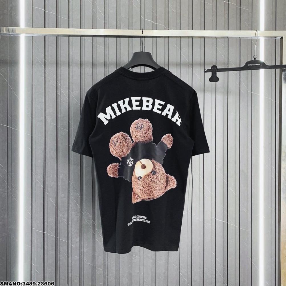 Áo phông nam MIKENCO Mikebear tshirt , Áo Thun Tay Lỡ Nam Nữ 100% Cotton Cao Cấp