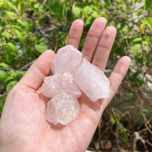 Combo 7 viên đá thô mix màu hoặc Combo 3 viên đá thô cùng loại - Đá thiên nhiên - Đá thanh tẩy