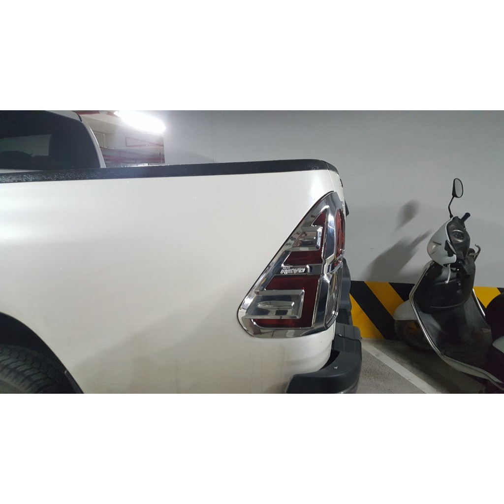 Bộ ốp Pha + hậu +tay + hõm+ Hõm cốp + nắp xăng Mạ crom  xe Hilux Revo 2016 đến 2019