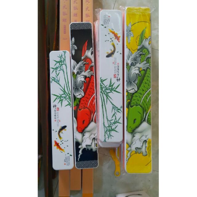 Hộp phao đài 3 ngăn 45cm và 55cm, cần câu ca