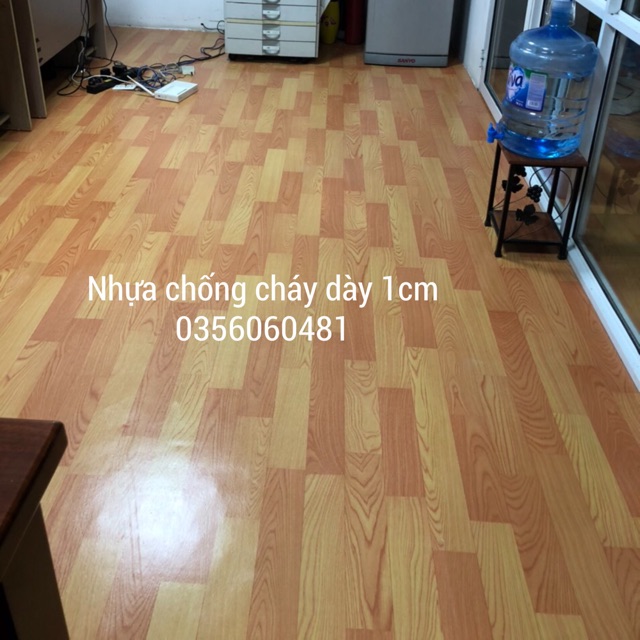 Thảm nhựa chống cháy dầy 1cm