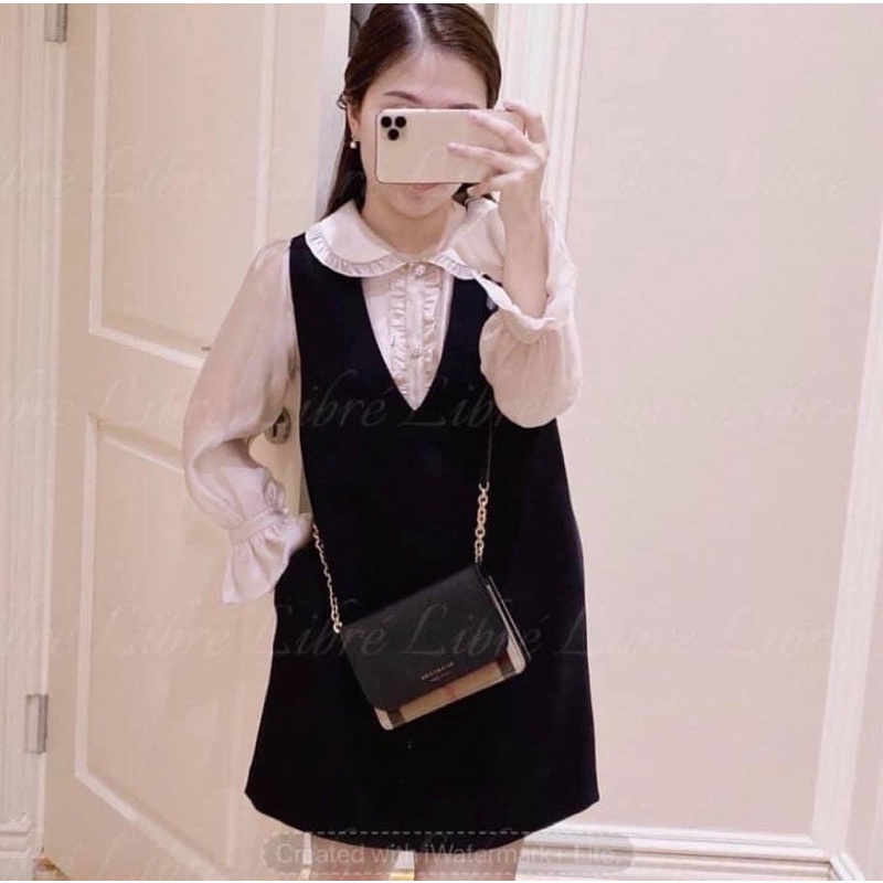 Túi bbr da bò thật size 20cm fullbox