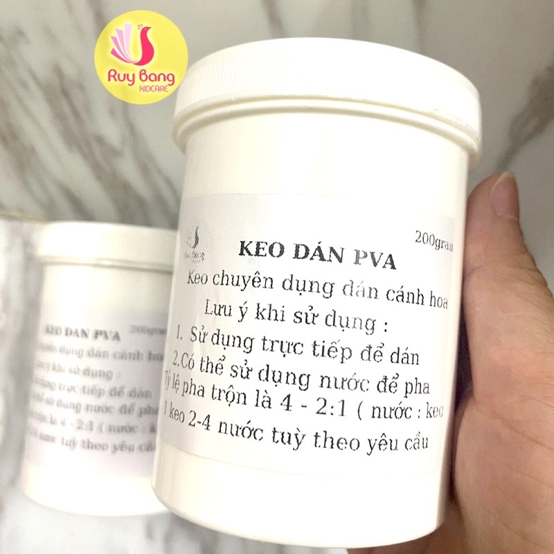 Keo dán cánh hoa vải chuyên dụng