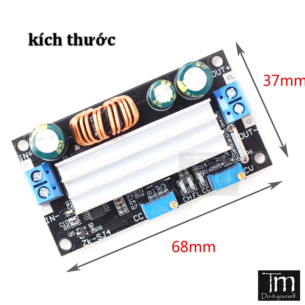 Mạch Nguồn Tăng Giảm Áp Buck Boost 3A Có Chỉnh Dòng Ra