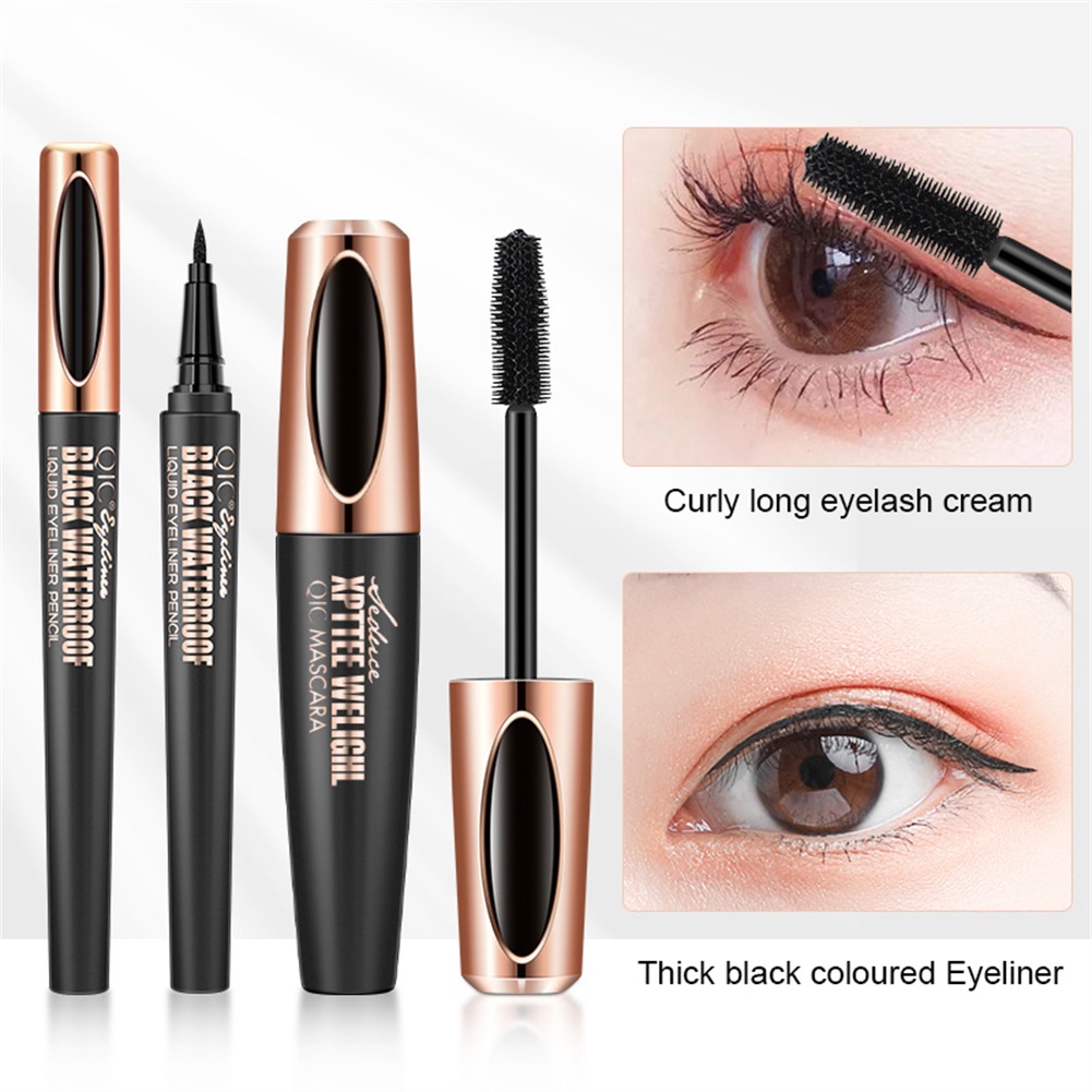 beautysecret bộ 2 món bút kẻ mắt QIC chống thấm nước và mascara làm cong dày mi không nhòe | BigBuy360 - bigbuy360.vn