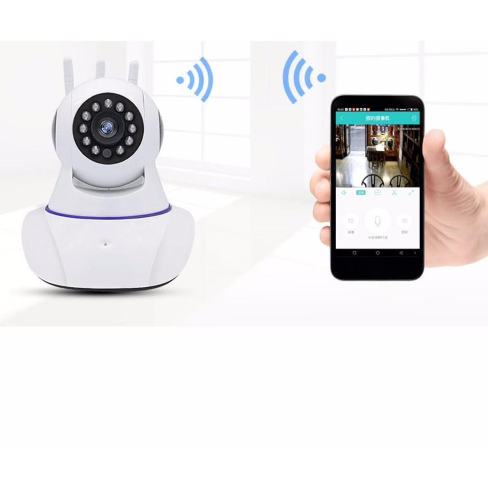 [Siêu Rẻ] Camera IP liveyes 3 Anten Kết Nối Mạnh Giám Sát Ngày Đêm