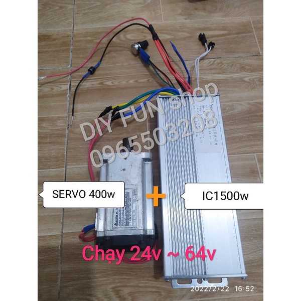 Servo 400w + IC1500w chạy 24v - 64v Combo Siêu Khoẻ