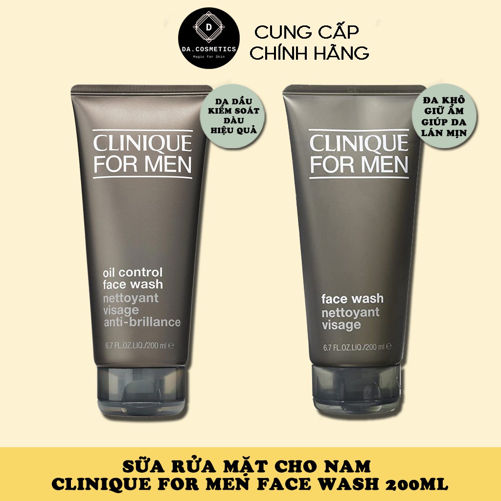 Sữa Rửa Mặt Clinique Dành cho Nam For Men Face Wash 200ml