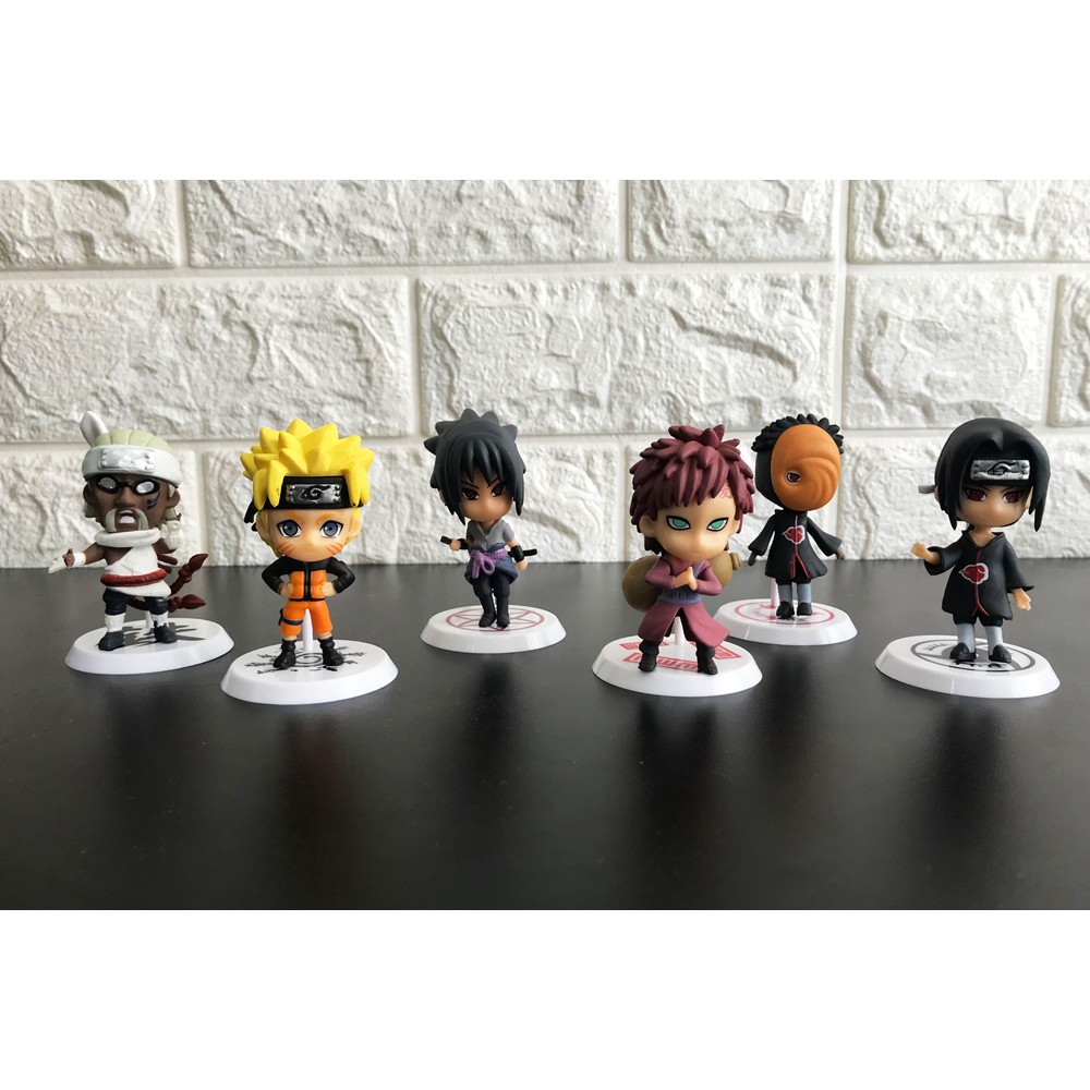 BỘ 6 MÔ HÌNH NARUTO CHIBI KUTE CỰC ĐẸP