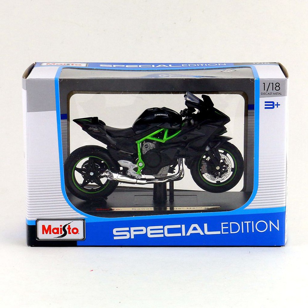 Mô Hình Xe Mô Tô Kawasaki H2R Tỉ Lệ 1:18