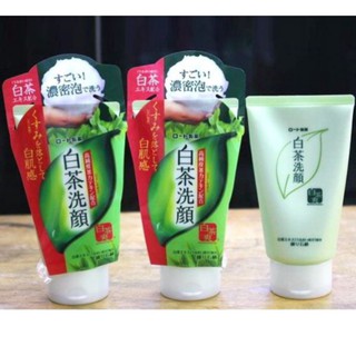 Sữa rửa mặt trà xanh Rohto Shirochasou Green Tea Foam 120g hàng nội địa Nhật Bản
