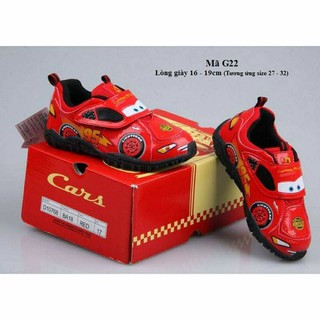 Giày Ô Tô MCQueen Cho Bé Trai 2 - 7 Tuổi Xuất Nhật G22