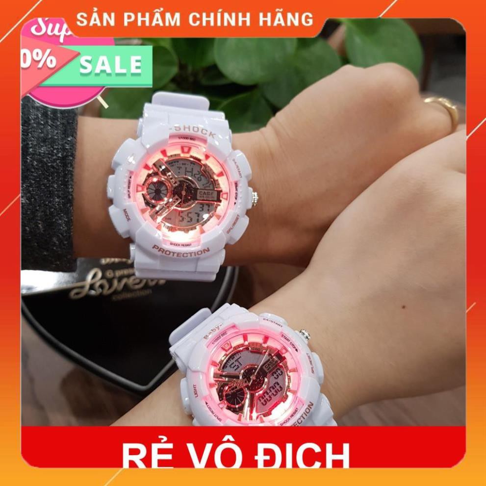 Hot!!! FREE SHIP 99K_Đồng Hồ Thể Thao Nam Nữ Baby Shock Chống Nước Tuyệt Đối giá re