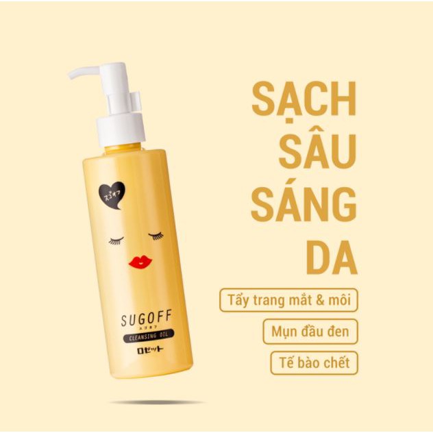 Dầu Tẩy Trang Dưỡng Ẩm Rosette Rosette Sugoff Cleansing Oil 200ml