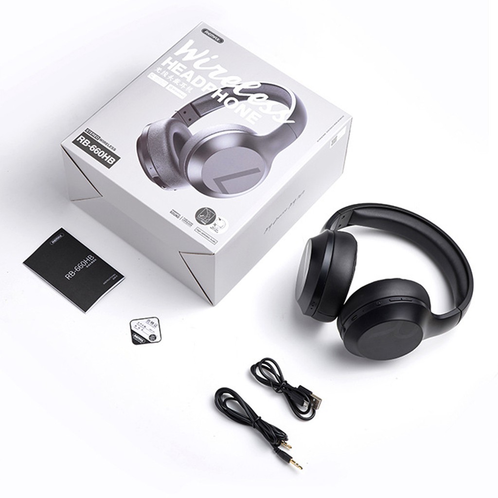 Tai Nghe Bluetooth Chụp Tai Remax Việt Nam RB-660HB , Âm Bass Mạnh Mẽ Nghe Nhạc Cực Hay Bảo Hành 12 Tháng 1 Đổi 1