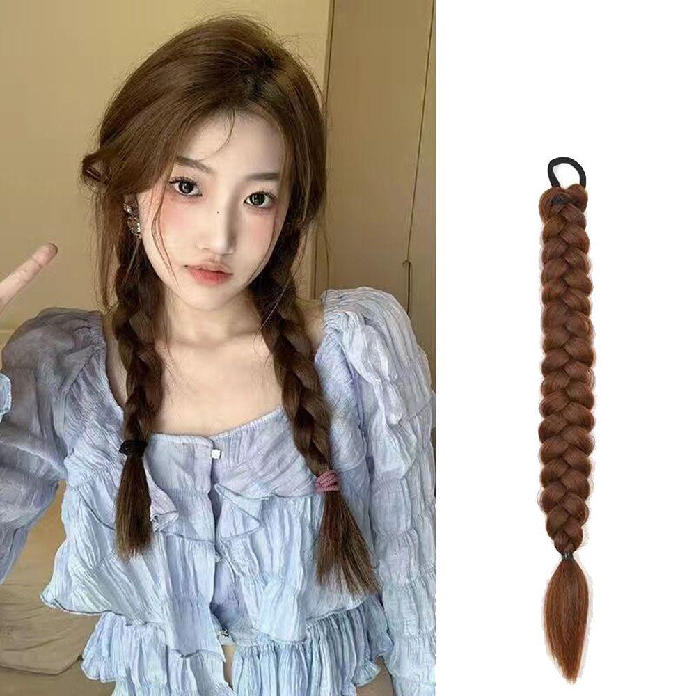 JARRED Tóc Giả Thắt Bím Đuôi Ngựa Bằng Sợi Tự Nhiên Ngọt Ngào Cho Nữ