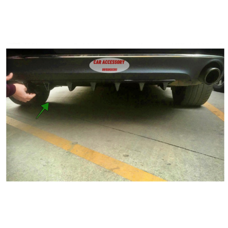 Lip sau cản sau ô tô lippo vây cá mập lắp chung các dòng xe cánh gió thể thao