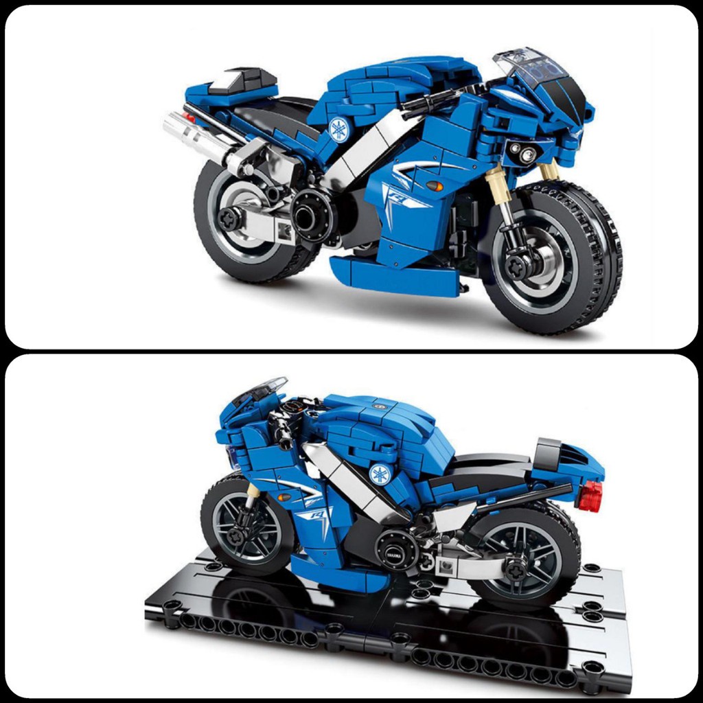 BỘ ĐỒ CHƠI XẾP HÌNH XE MÁY, Lắp Ráp MOTO, XE ĐUA, SIÊU XE 300 CHI TIẾT