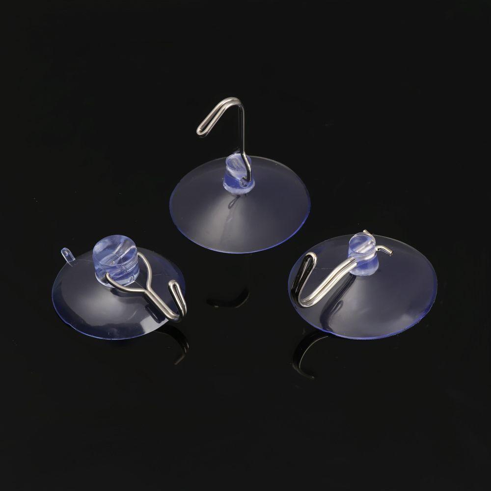 Set 1 / 2 / 5 Móc Treo Đồ Hít Chân Không Trong Suốt Cho Nhà Bếp Nhà Tắm