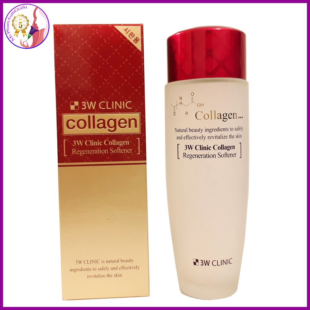 Nước hoa hồng 3W Clinic Collagen chống lão hóa cân bằng độ ẩm 150ml Hàn Quốc (hộp đỏ) | BigBuy360 - bigbuy360.vn