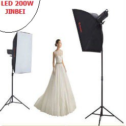 Bộ 2 đèn LED studio 200w Jinbei