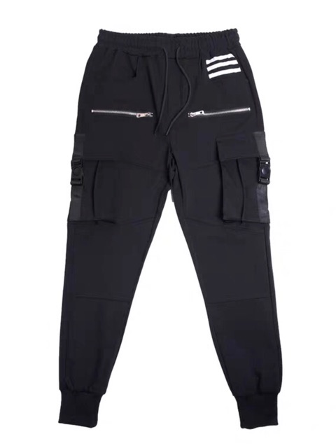 &lt; FREESHIP&gt; Quần jogger kaki túi hộp khóa kéo vải bao đẹp
