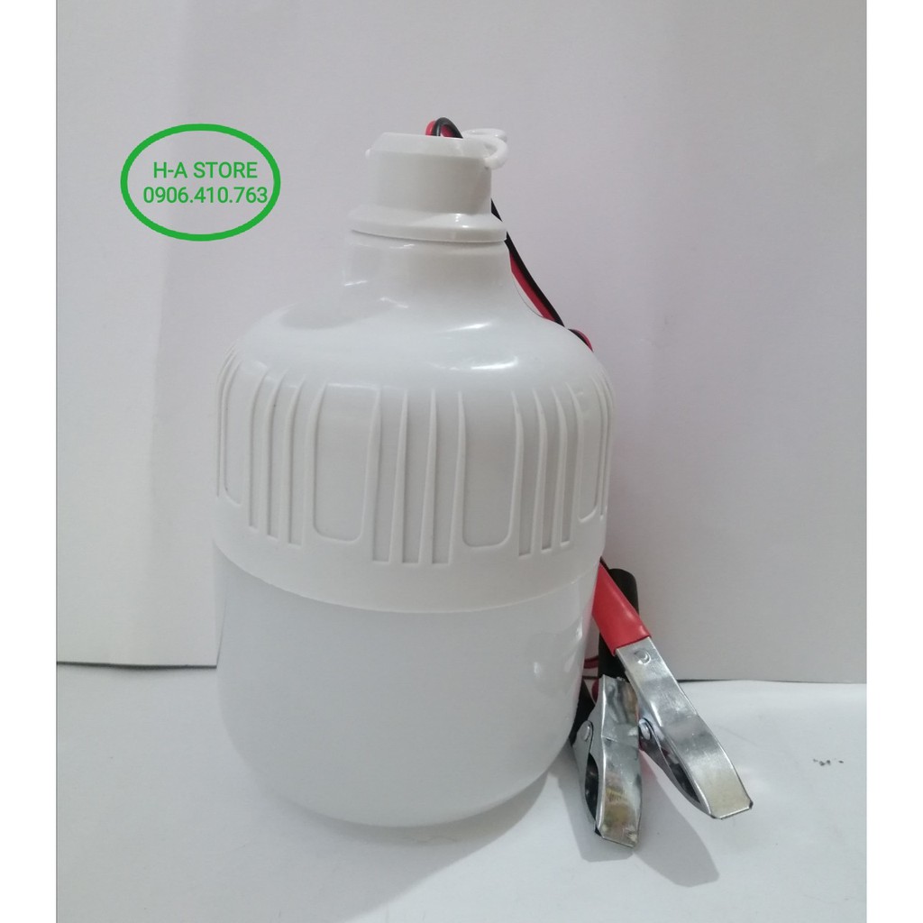 Bóng đèn LED kẹp bình 12V 30W hình trụ / 80W hình đĩa