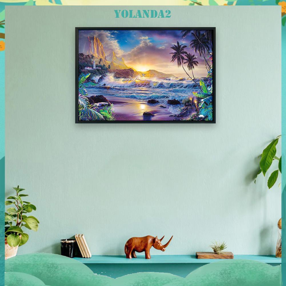 Bộ Tranh Thêu Chữ Thập Tự Làm 11ct 50x40cm