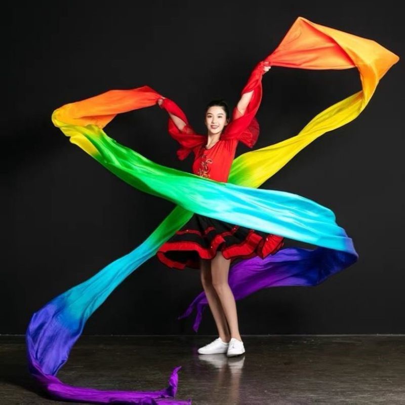 Lý Ngọc Cương múa Phi thiên vũ- Đôn hoàng- Hý kịch- dây lụa 7 màu múa chuyên ngành