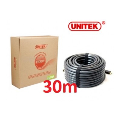 Dây cáp HDMI UNITEK Ultra 4K 30M HÀNG CHÍNH HÃNG